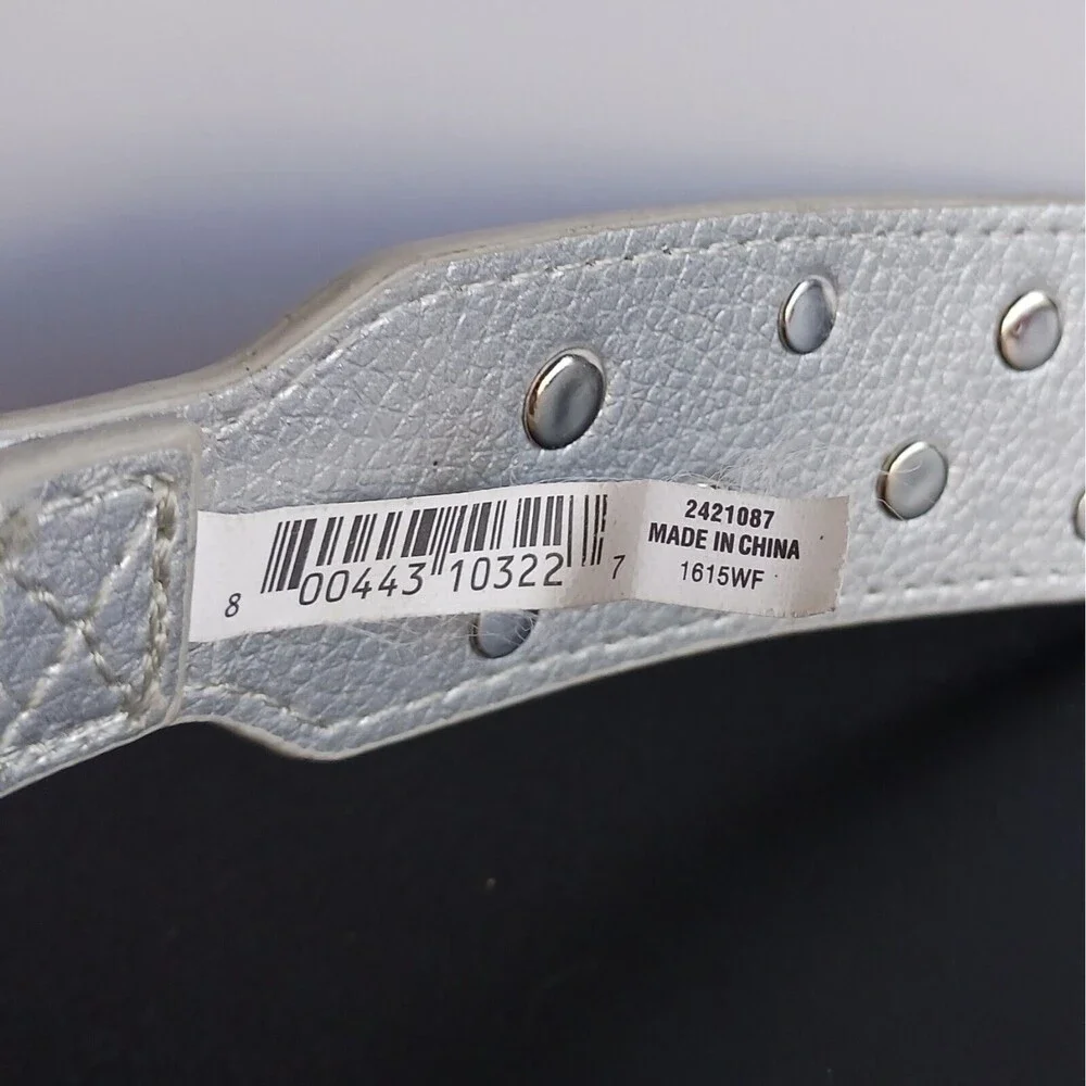 Good2Go Buckled Silver Studded Adjustable Dog Collar XS-SM Pets Fur Babies - Picture 3 of 4